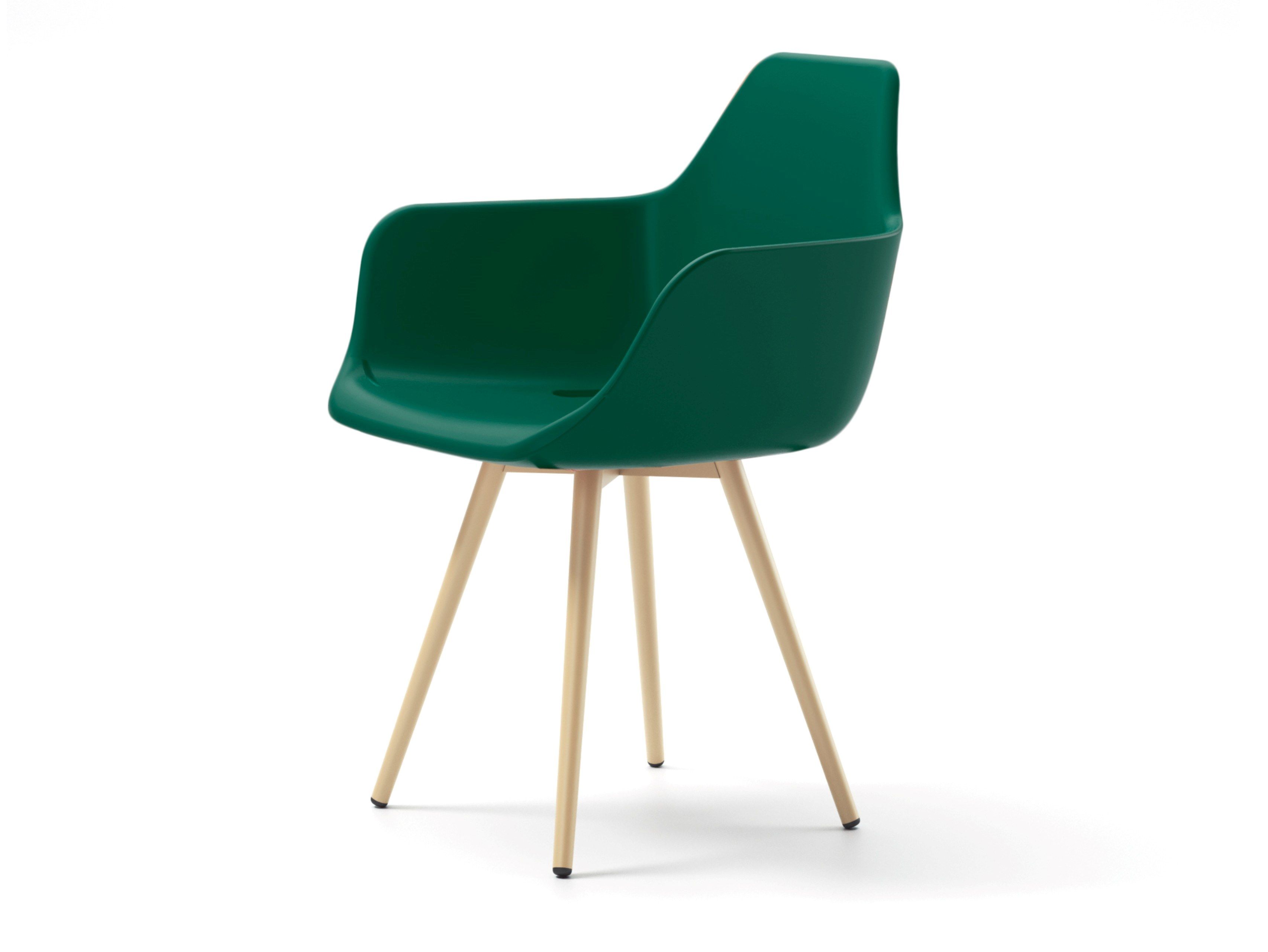 Стул из полиэтилена с подлокотниками ALMA DESIGN y Chair ARCH-00006002