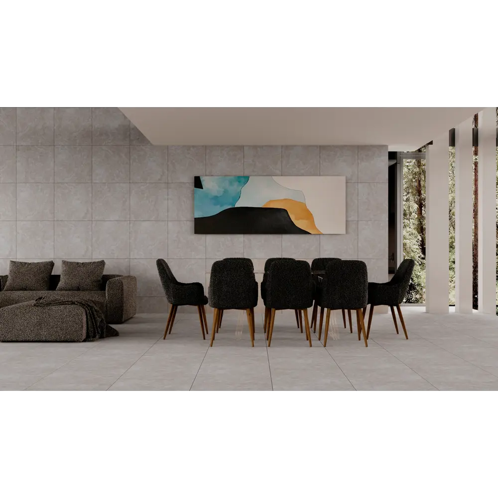 Глазурованный керамогранит S1 Е-1006 60x60 см 1.8 м² матовый цвет светло-бежевый Santreyd STLM-2027744 - Вид №2