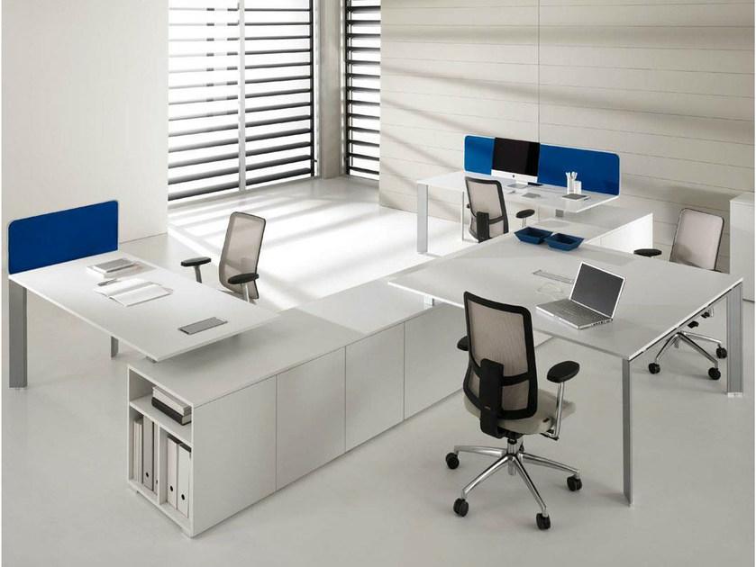 IFT Модульный лакированный рабочий стол Cowork sun-id-1442603 - Вид №1