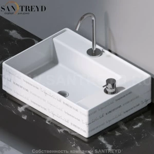 L640420P Накладная раковина на столешницу  прямоугольная A. e T. Italia Fly