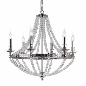 Подвесная люстра Crystal Lux Perugia SP6 хром CRYSTAL LUX ДИЗАЙНЕРСКИЕ, PERUGIA 056941 Хром