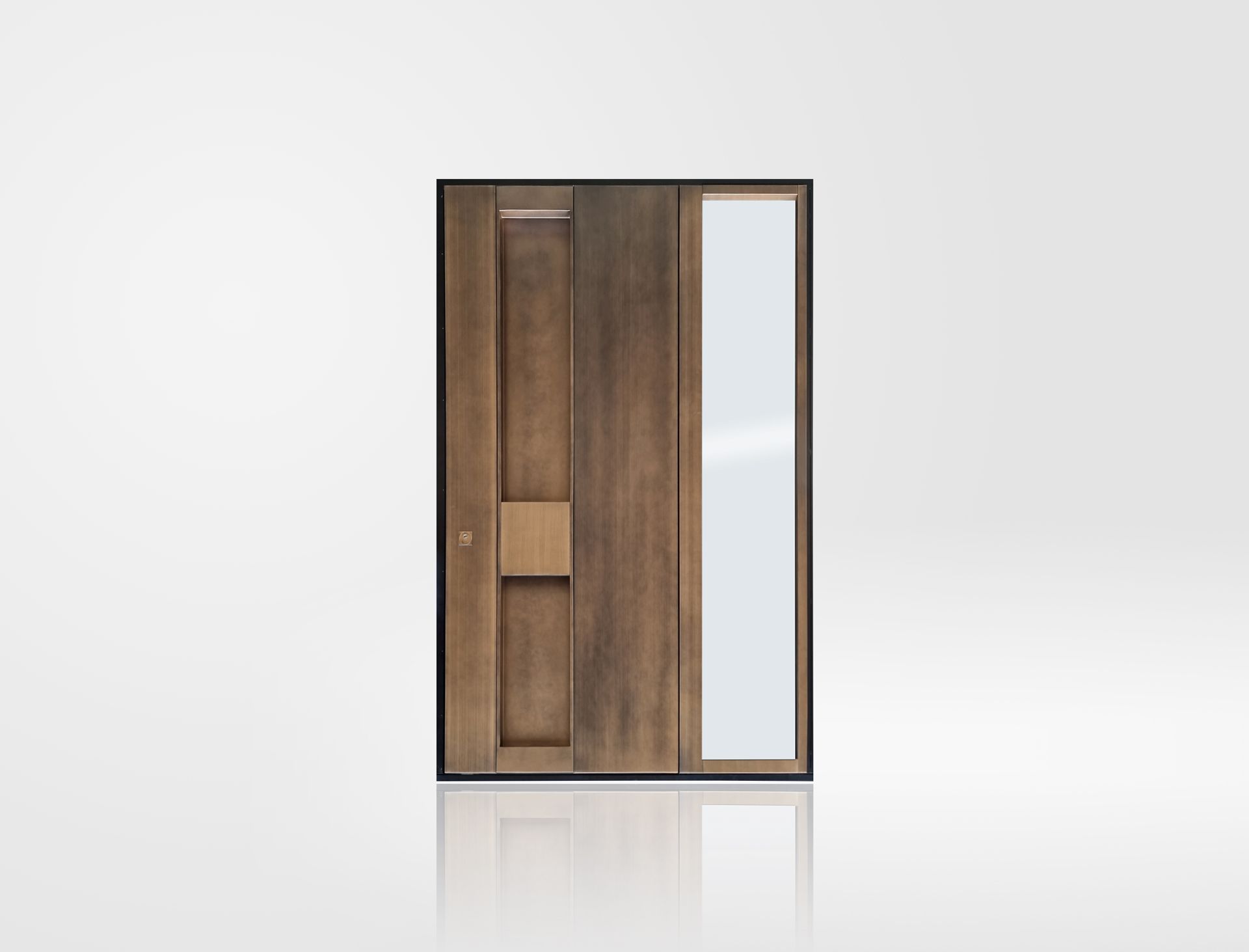 Проволочная створчатая бронированная дверь с металлическим облагораживанием Ercole Rialto ARCH-00069522 - Вид №1