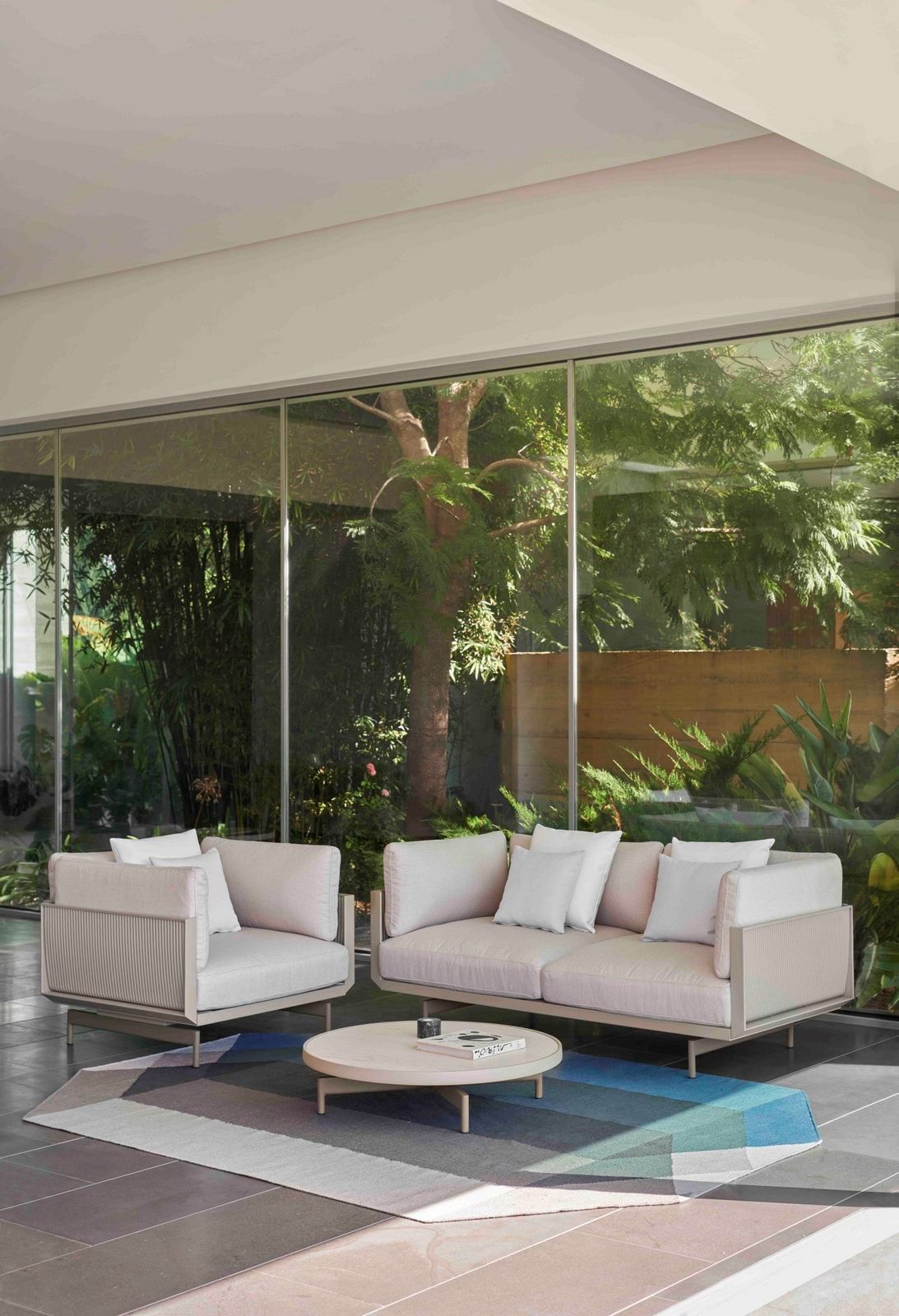 Садовый стул из ткани и алюминия с термокрытием GANDIABLASCO Onde ARCH-00136154 - Вид №39