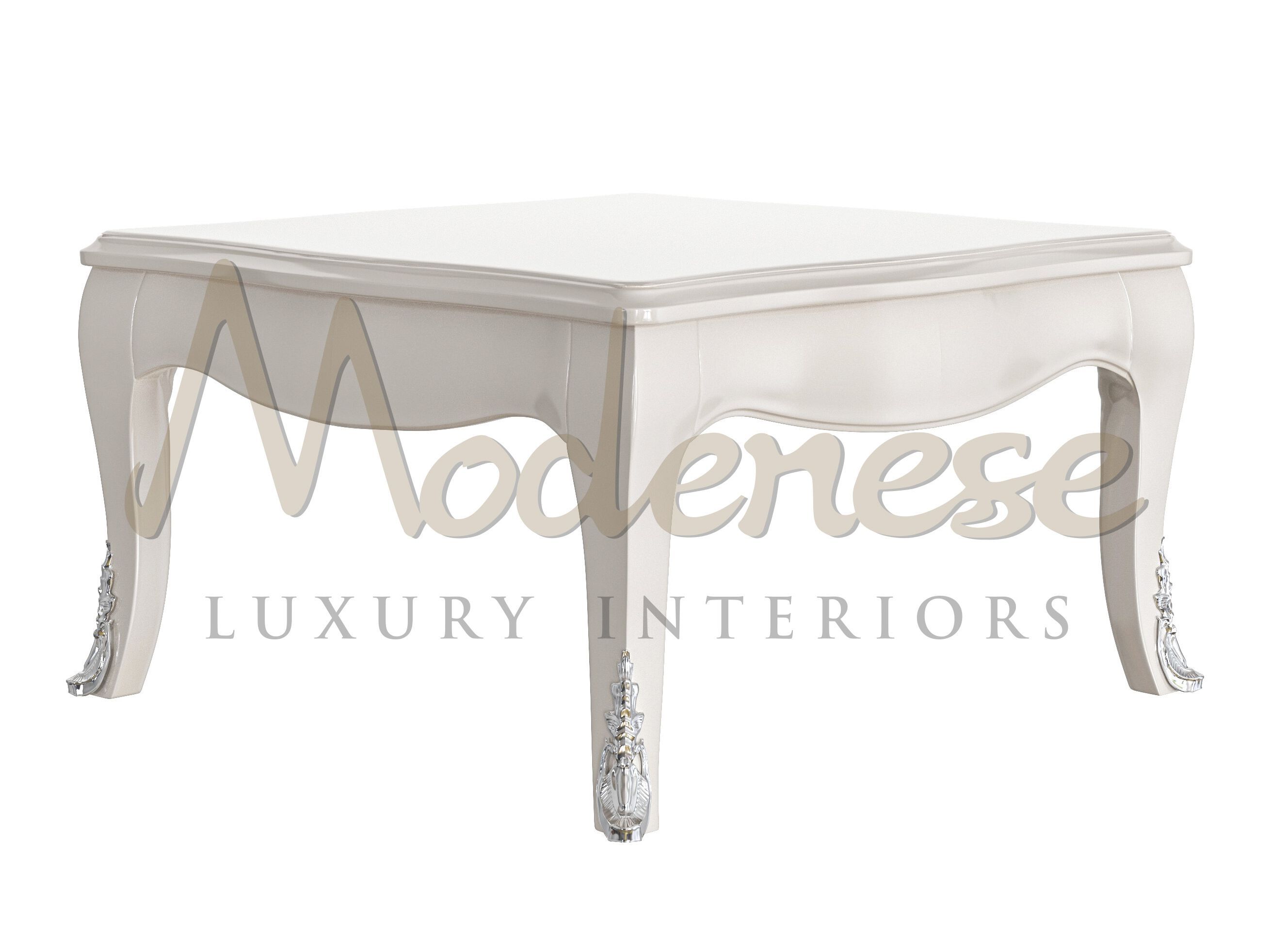 Деревянный квадратный журнальный столик Modenese Luxury Interiors NOBLE FLAIR ARCH-00110697 - Вид №1
