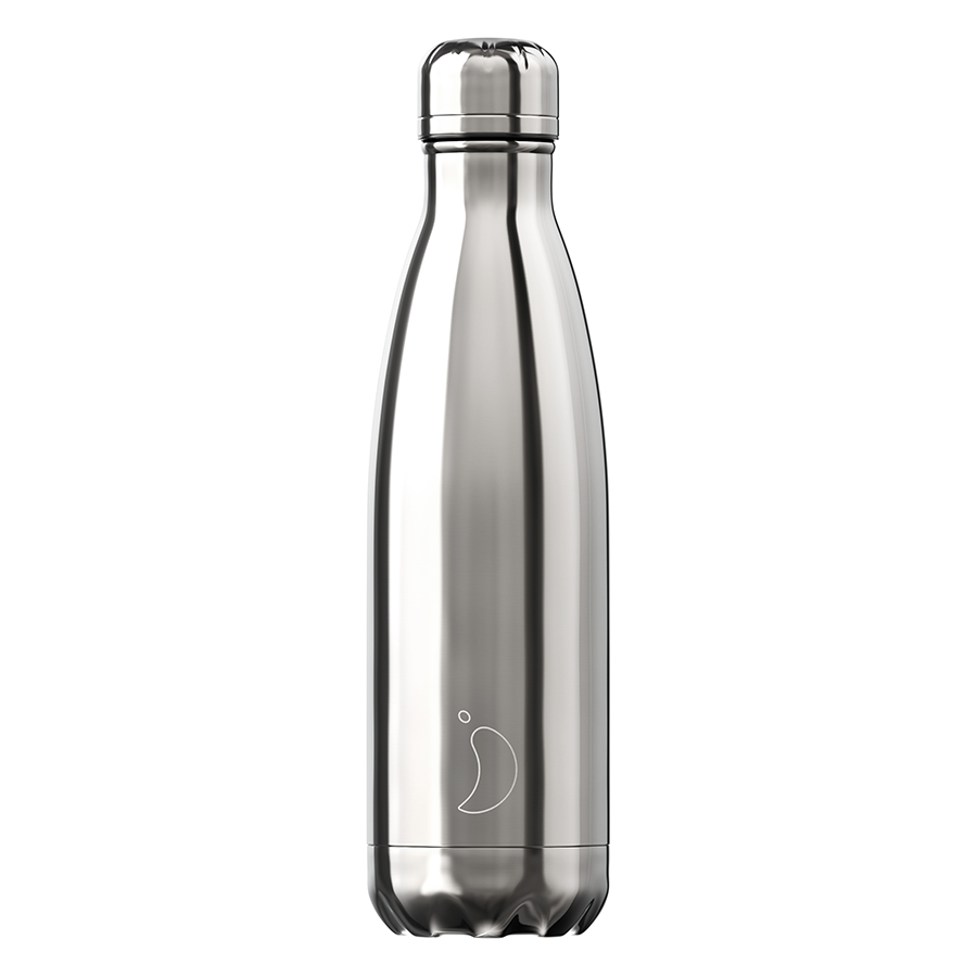 B500CHSIL Термос chrome, 500 мл, серебряный Chilly's Bottles 