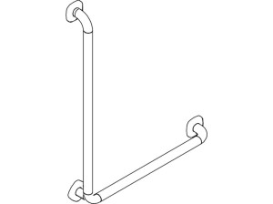 Алюминиевая ручка для ванной комнаты с порошковым покрытием для душа