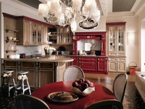 Martini Interiors Кухня из лакированного каштана на заказ Tosca