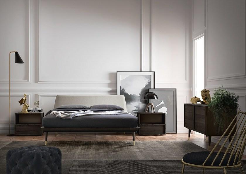 Callesella Arredamenti Прямоугольная прикроватная тумбочка из дуба с ящиками Cocò COCO sun-id-1469548 - Вид №3