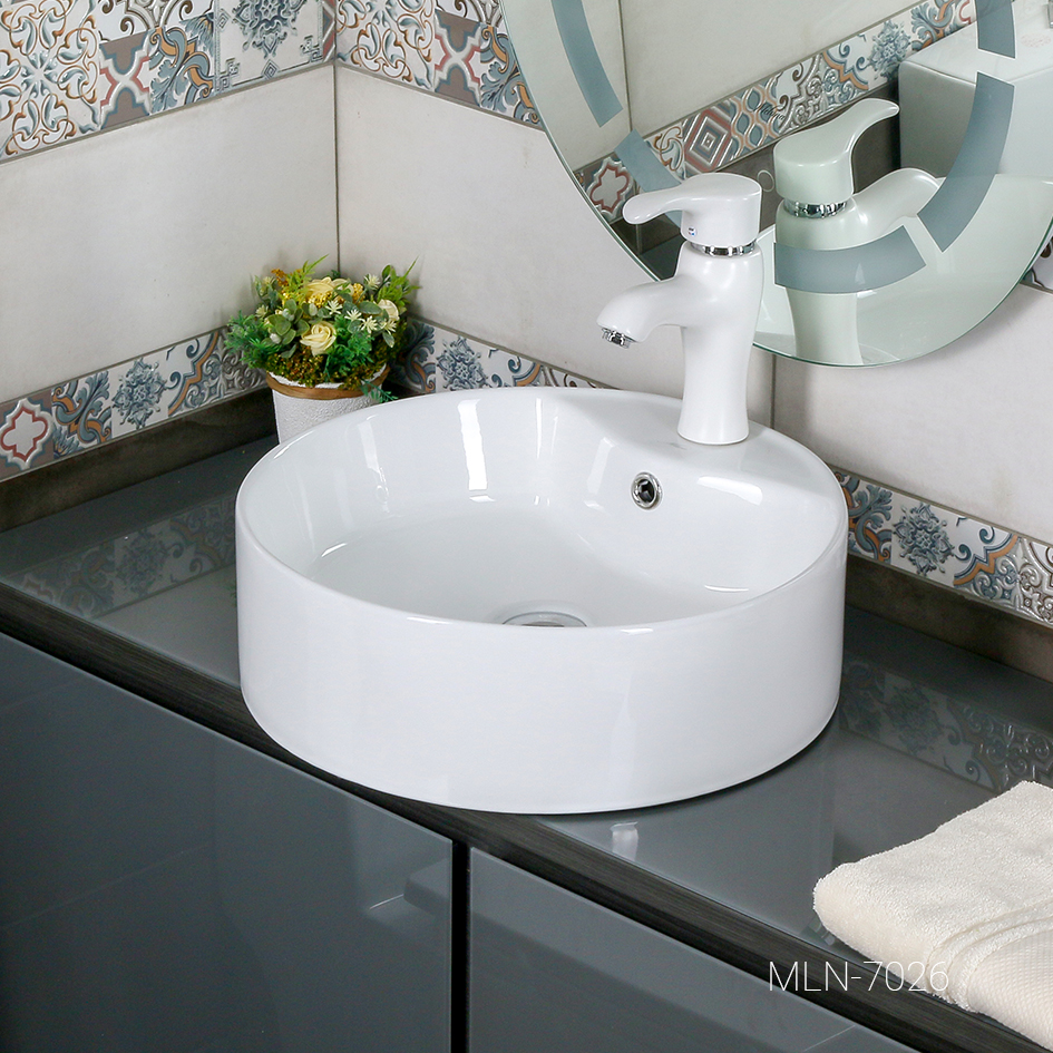 Накладная раковина melana mln-7026 7026-805 - Вид №2
