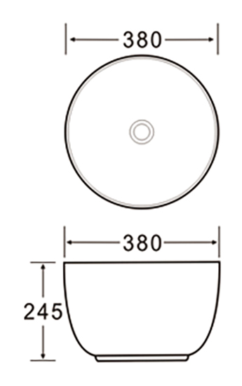 Раковина чаша SL-1110MG SANTILINE  - Вид №1