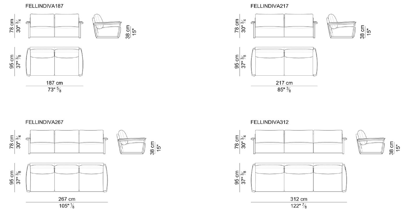 Модульный тканевый диван i 4 Mariani ARCH-00091937 - Вид №3