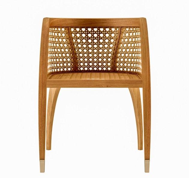 ASTELLO Садовый стул из тика с подлокотниками Coquelicot Cl.sf1.f1 - Вид №2