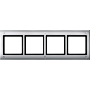 MTN401460 Рамка 4 поста IP44, алюминий Schneider Electric Merten Aquadesign
