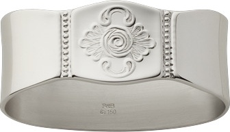 85807 Кольцо для cалфетки Серебряное Robbe&Berking 