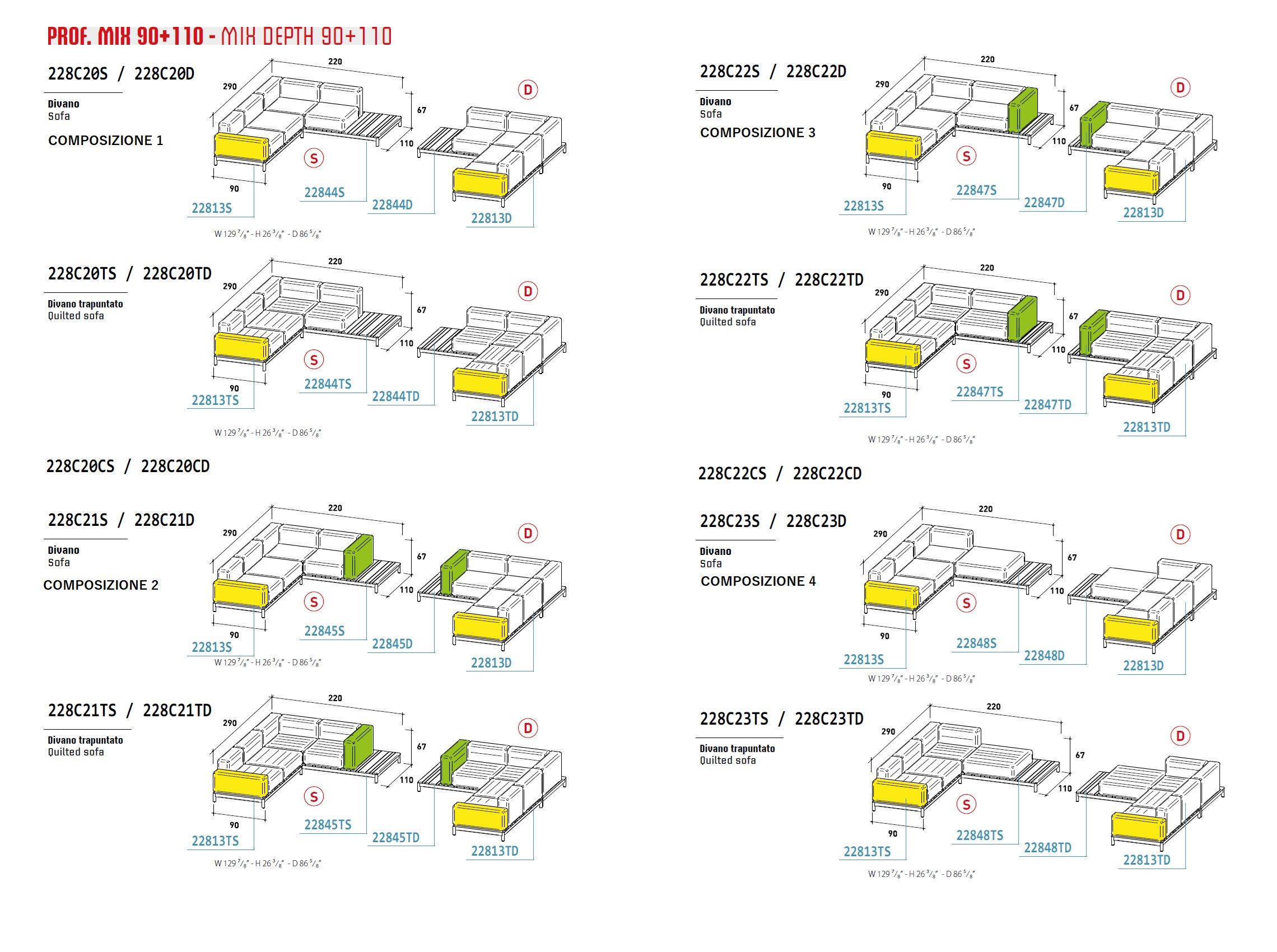 Угловой садовый диван из ткани Varaschin Barcode ARCH-00091023 - Вид №15