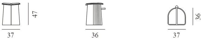 de Sede Складной табурет из фетра Ds-5010 sun-id-1437948 - Вид №6