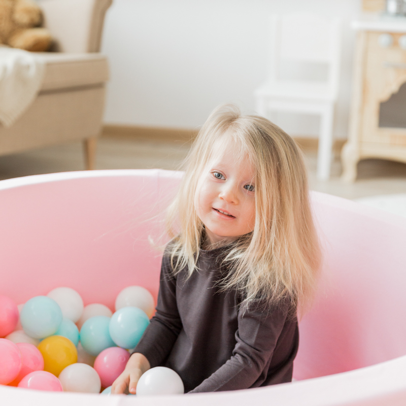 Детский сухой бассейн розовый (без шаров) VAMVIGVAM  281501 Розовый Santreyd  - Вид №4