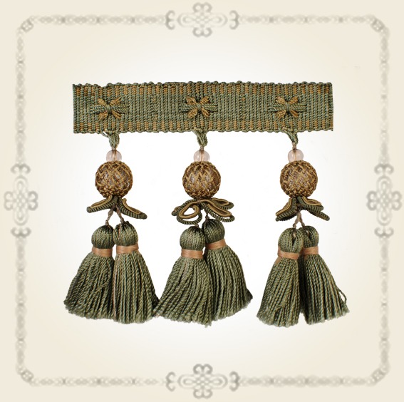 COLORISTICA Тесьма с кистями Opera HT1281 col.8209 Фурнитура  Opera  - Вид №1