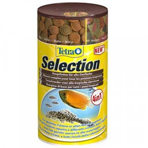 ПР0033999 Корм для рыб Selection для всех видов рыб "4 вида" хлопья/чипсы/гранулы 250мл TETRA