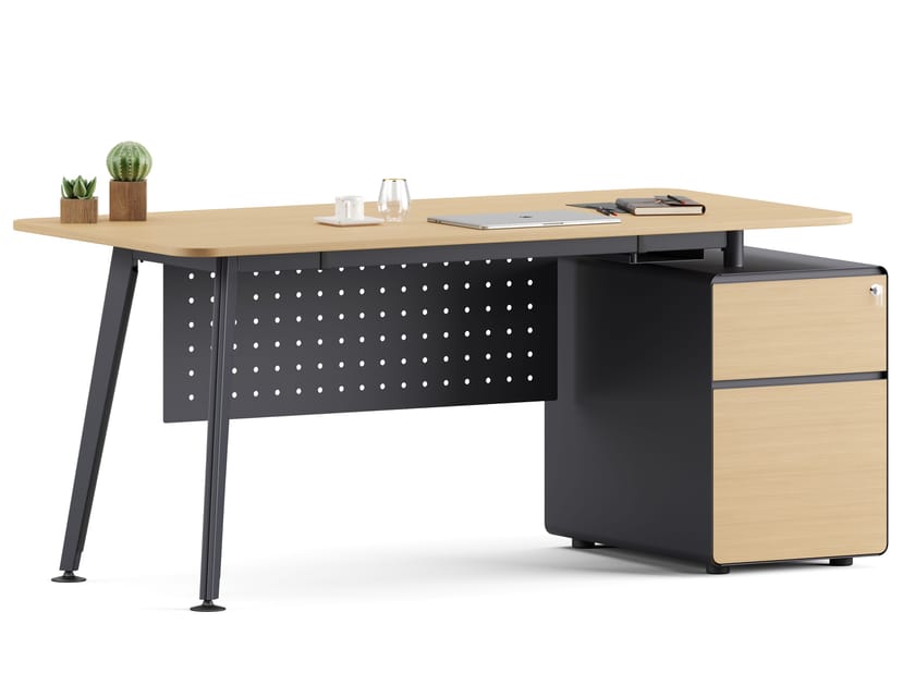 Деревянный рабочий прямоугольный стол с ящиками Ersa ARCH-00047710