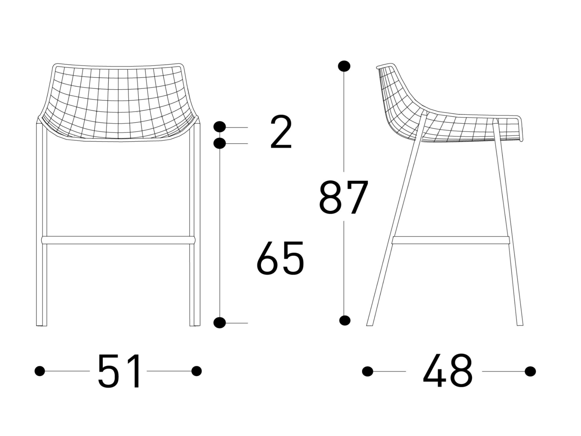 Стальной стул Varaschin Summer Set ARCH-00118130 - Вид №2