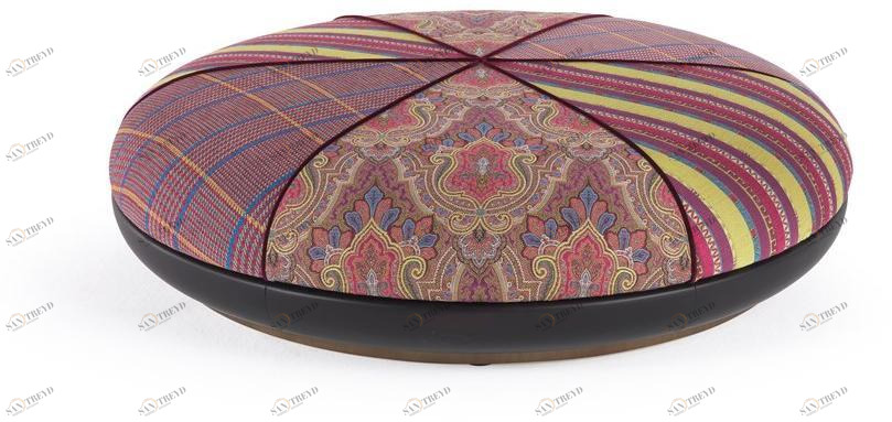 ETRO Home Interiors Пуф из круглой ткани с обивкой  E.bam.222.a 