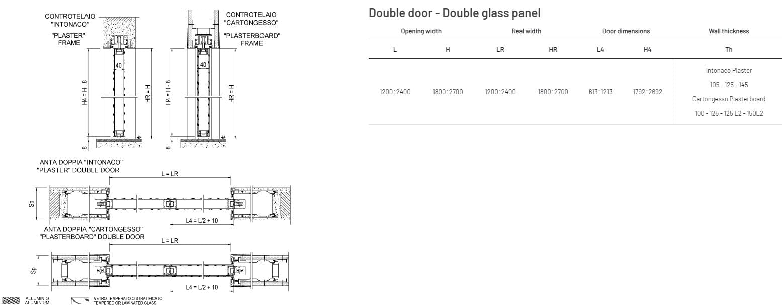 Стеклянная дверь Scrigno MIRR SCORREVOLE ARCH-00074172 - Вид №4