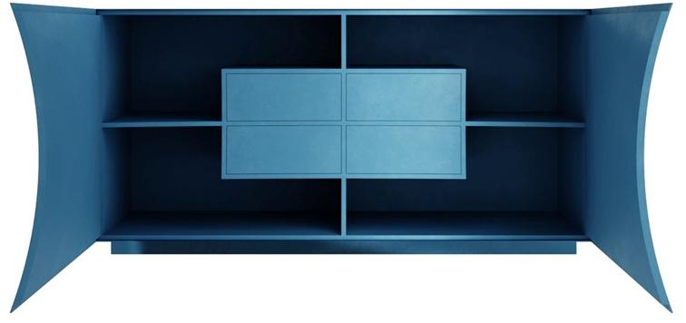 Scarlet Splendour Буфет металлический с распашными дверцами Kaizen Ka01 - Вид №1