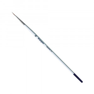 102330 Кисть колонок Баргузин круглая короткая ручка d-0.9 №0 Альбатрос