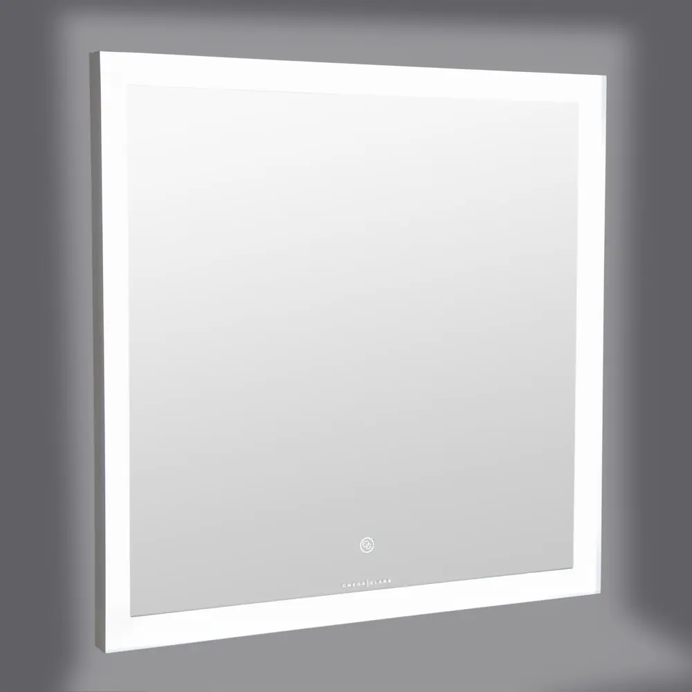 Зеркало для ванной Omega Glass Ницца с подсветкой 60x60 см квадратное STLM-2002392 - Вид №1