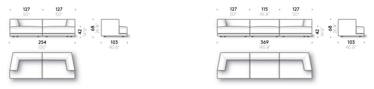 Модульный тканевый диван DE PADOVA Альберезе ARCH-00134115 - Вид №10