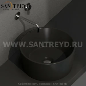 FO035AR Накладная раковина на столешницу  круглая Ceramica Globo