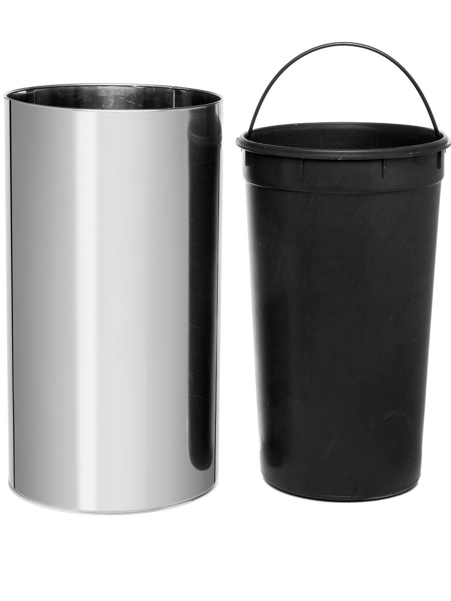 Ведро для мусора  без крышки Cetus 40L Chrome NAVAKO 11156 - Вид №1