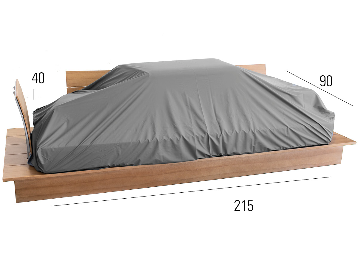 30.00.0300 Защитный чехол La Villa для 3-местной обивки 215x90x40 Mbm  - Вид №1