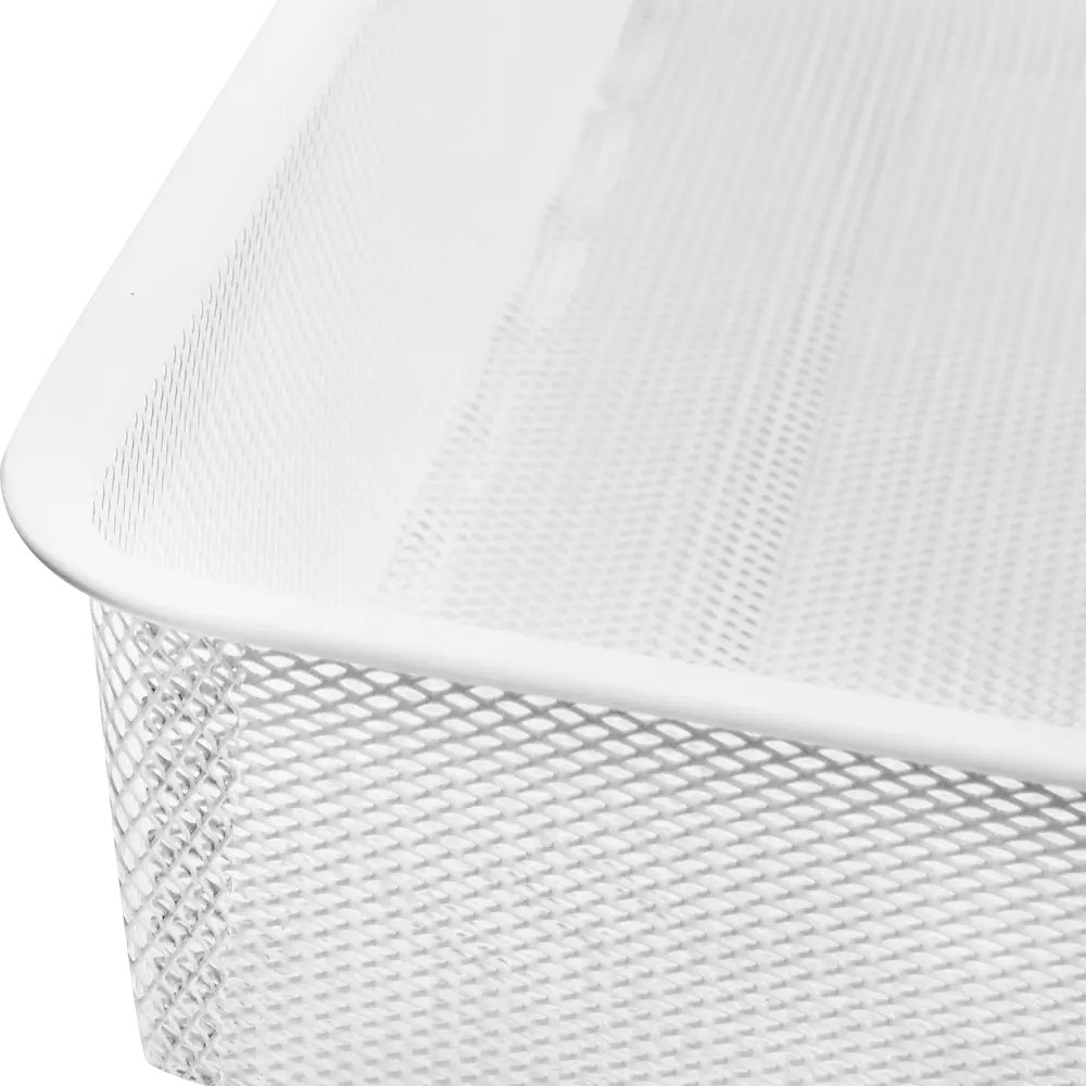 Корзина гардеробная ТИТАН-GS белая сетчатая 53.5x41x8.5 см 82625541 STLM-0032235 - Вид №3