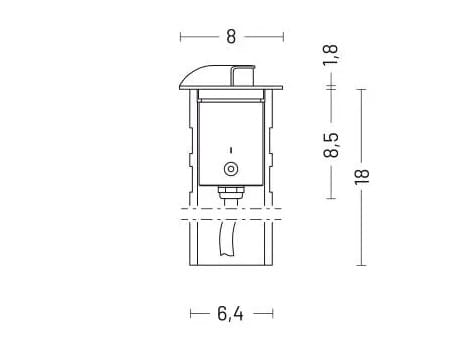 Открытый алюминиевый светодиодный маркер [LND] общие ARCH-00049761 - Вид №45