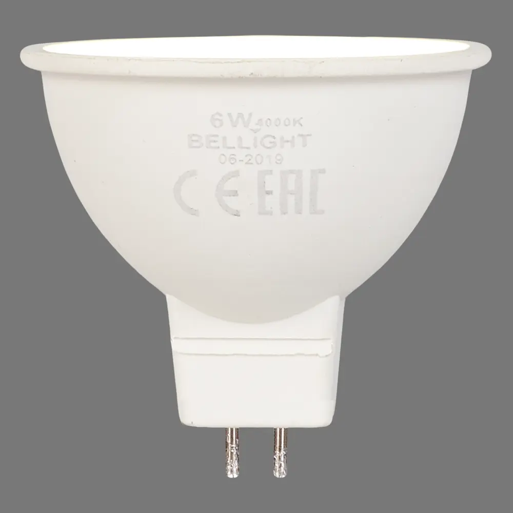 Лампа светодиодная Bellight GU5.3 220-240 В 6 Вт 420 лм, белый свет 82168011 STLM-2007123  - Вид №1