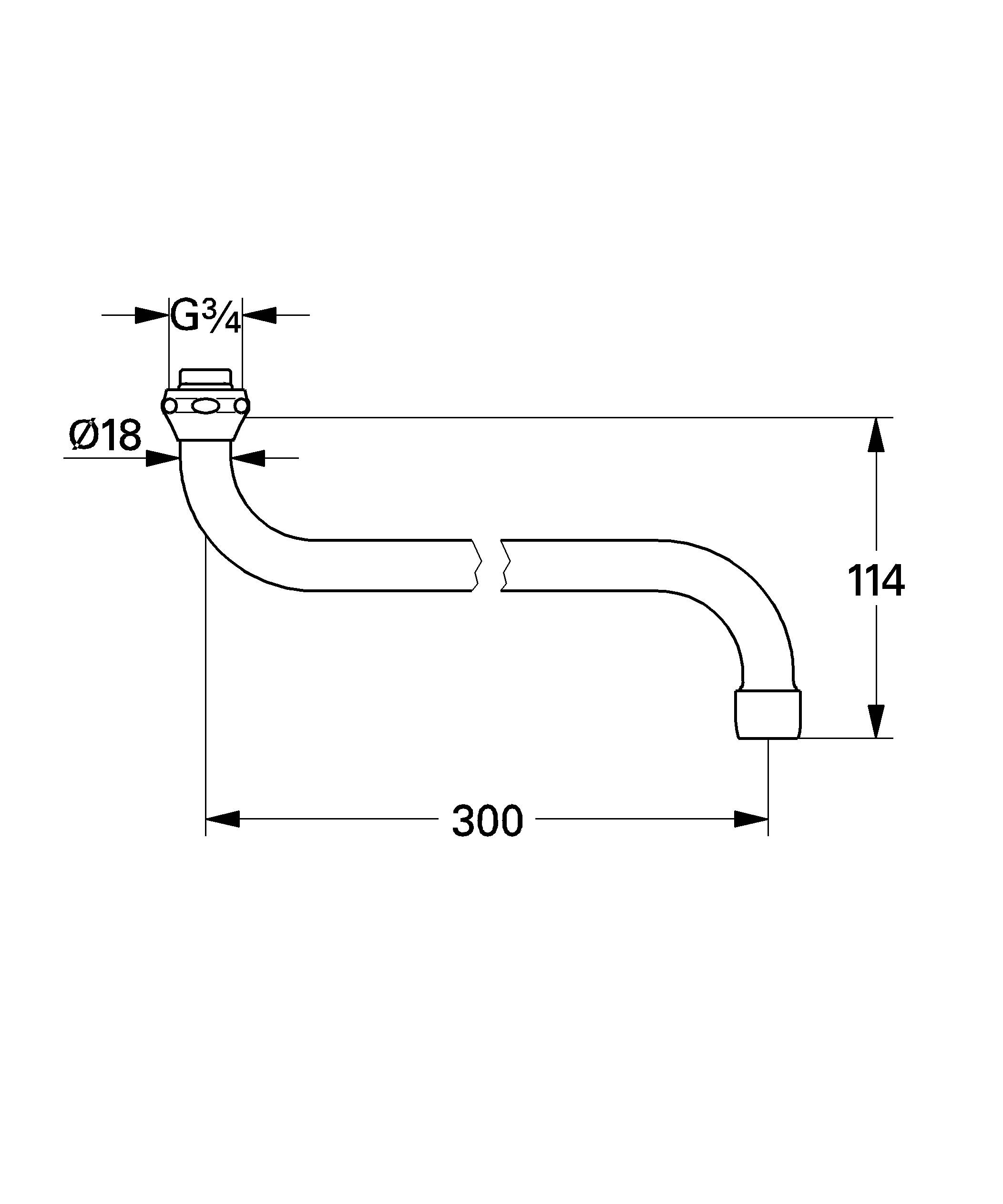 Излив GROHE (13017000) Spare Parts - Вид №1