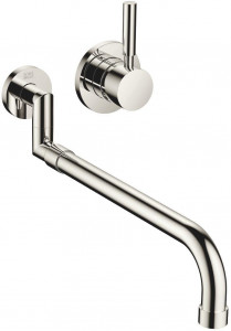 36882625-08 Смеситель настенный с отдельными розетками с выдвижным изливом - платина Dornbracht Meta.02