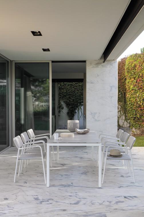 MNST1175 Обеденный стол pcsts lava 150см x 90см Manutti Trento - Вид №1