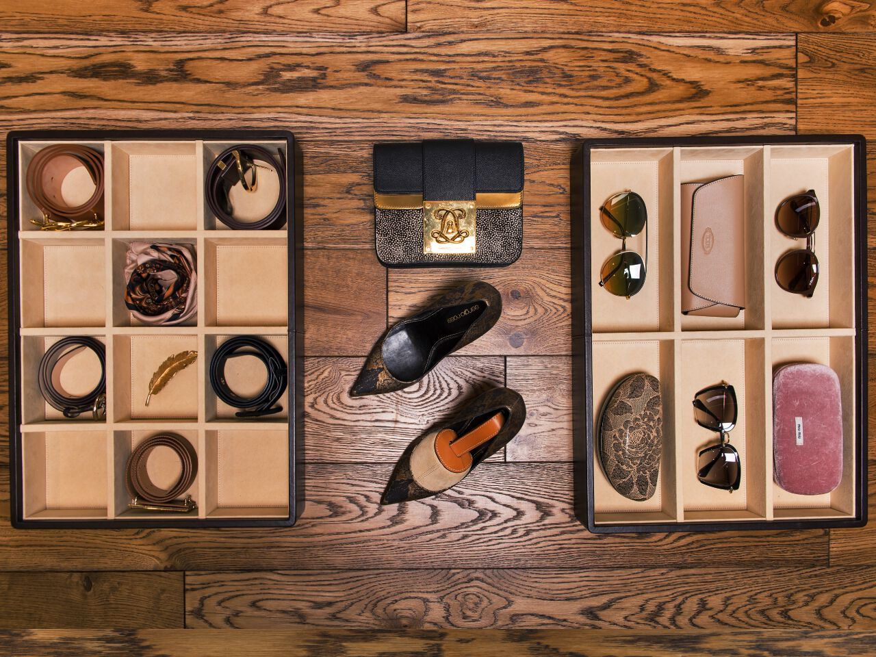 Кожаный стеллаж для хранения Armadini Collection STORAGE TRAY ARCH-00044982 - Вид №7