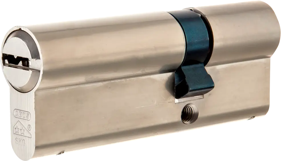 82732434 Цилиндр Abus D12 NIS, 30x55 мм, ключ/ключ, цвет никель STLM-0034923