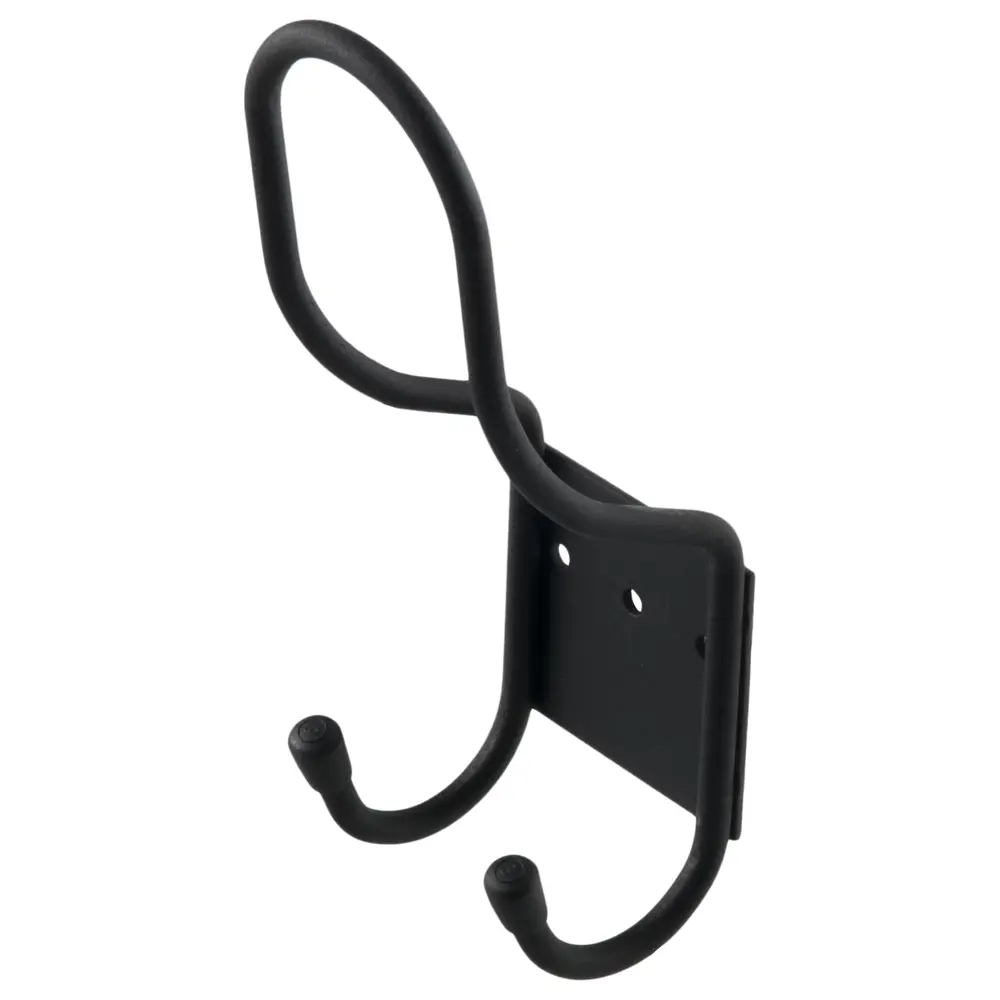 Крючок двухрожковый, 190x80x65 мм, цвет чёрный ПЕТРОТЕХ STLM-2019142