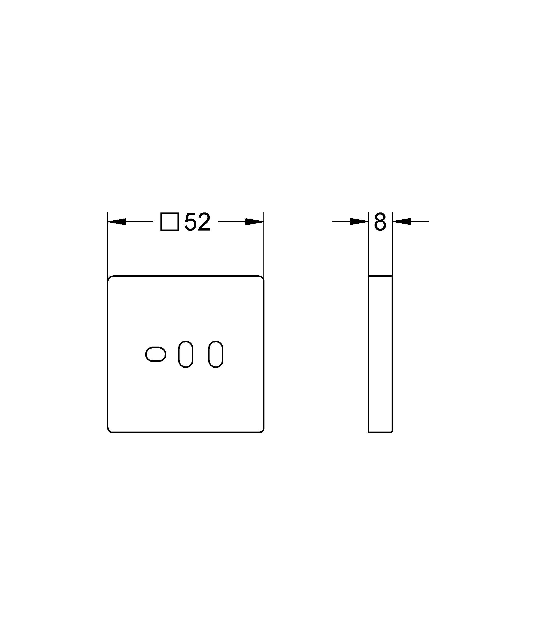 Шайба выравнивания GROHE Euphoria (27933000) - Вид №1