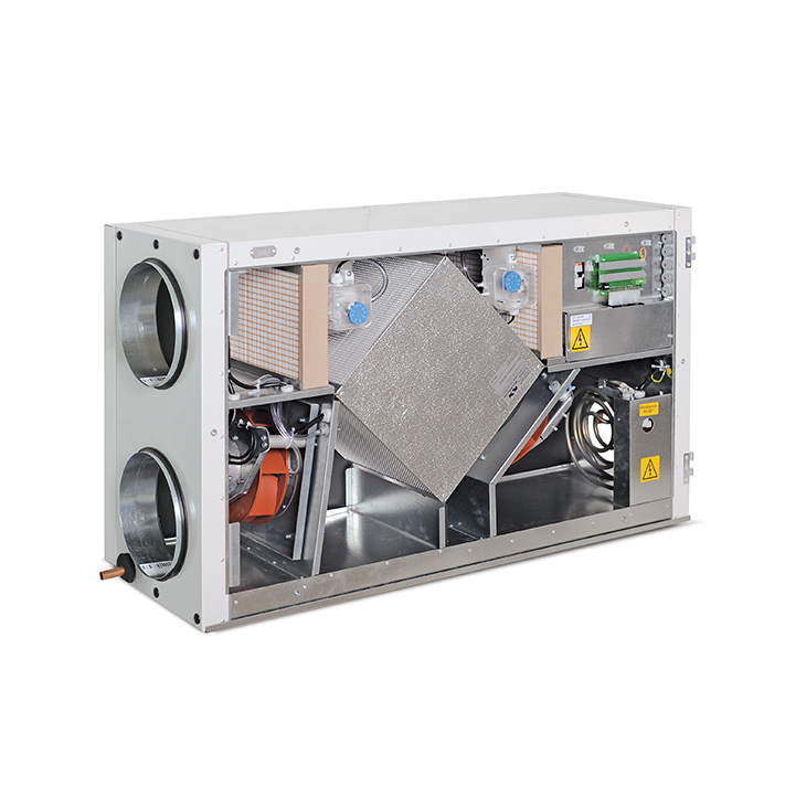 Приточно-вытяжная установка с пластинчатым рекуператором DOMEKT-P-400-H KOMFOVENT sun-id-683961 - Вид №1