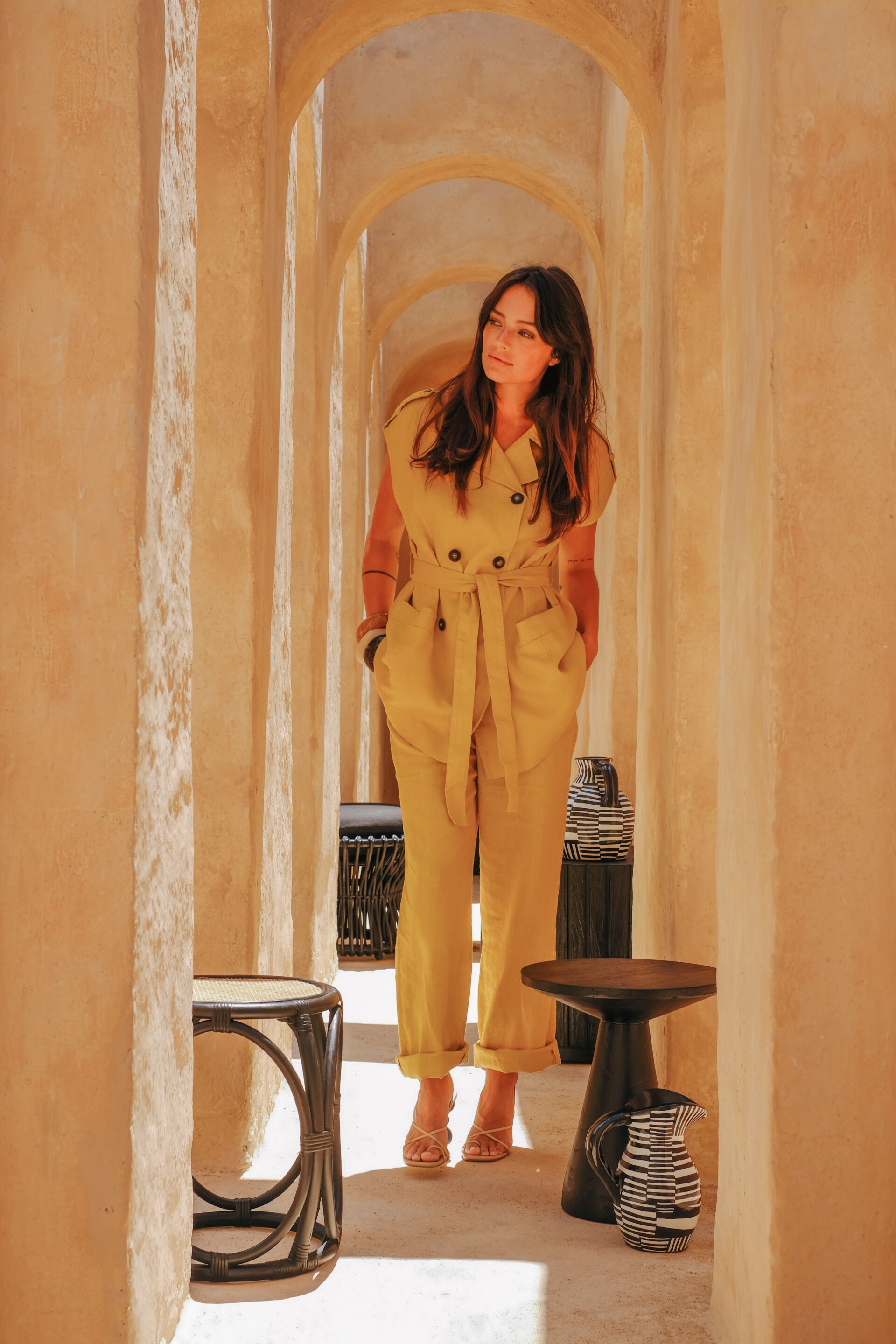 Круглый стол из тикового дерева cbdesign Сфера ARCH-00088421 - Вид №8