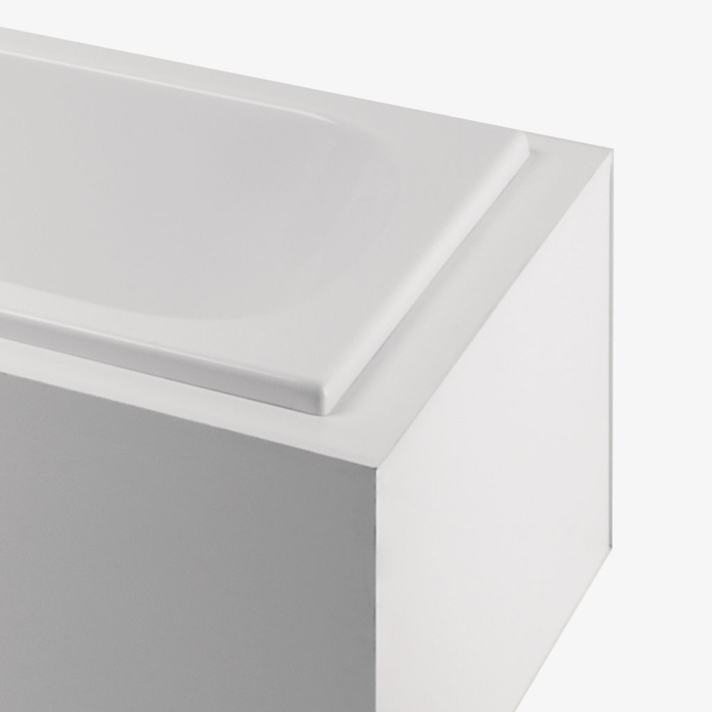 CLAW3L Классическая прямоугольная ванна с левосторонним воздуховодом и гидромассажем 60 x 31 x 20 дюймов со сливом на торце Waterworks Classic - Вид №1