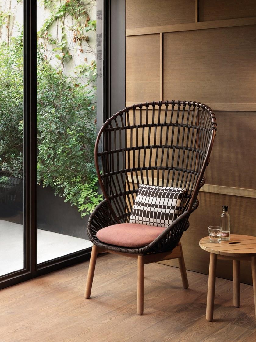 Kettal Садовое кресло с высокой спинкой Cala #27200000 - Вид №4