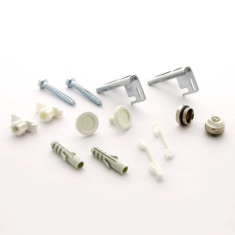 Комплект кронштейнов с заглушкой и воздухоотводчиком VOGEL&NOOT для крепления радиаторов (тип К) низ 1030681BO - Вид №2