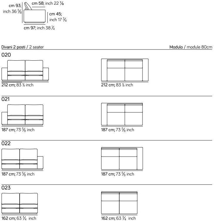 AMURA 3-х местный кожаный диван Murray Am022.296 - Вид №7